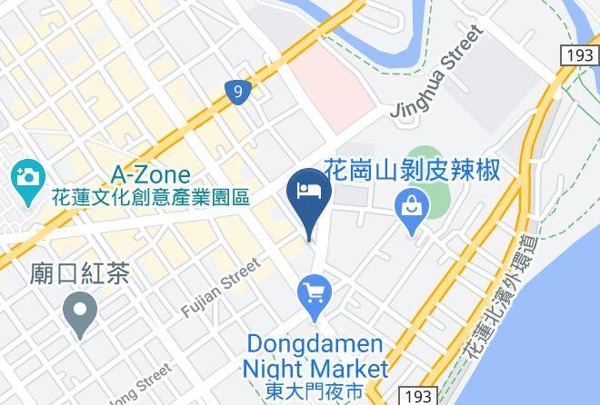 Phoenix Hostel Mapa - Taiwan - Hualiennty