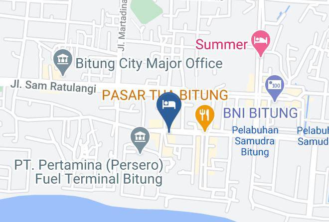 Kota Bitung - Phoenix Hotel Maps