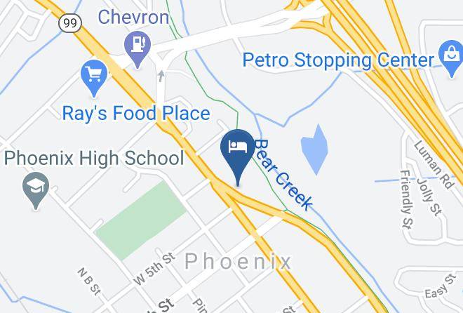 Jackson - Phoenix Motel Oregon Maps