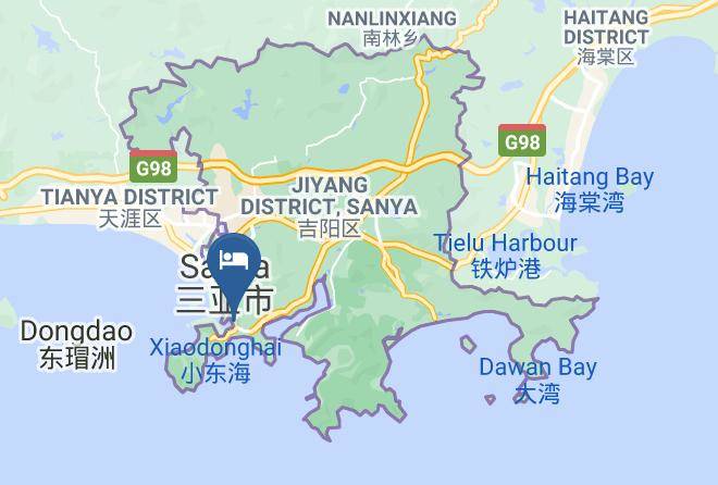 Sanya - Phoenix Wutong Nanguo Fengqing Hotel Maps