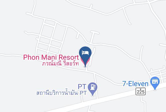 Amphoe Mueang Chaiyaphum - Phon Mani Resort Maps