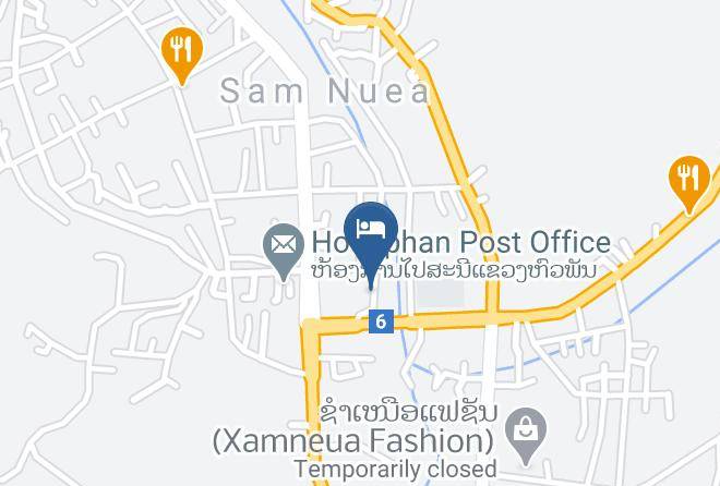 Xamneua - Phonechalern Hotel Maps