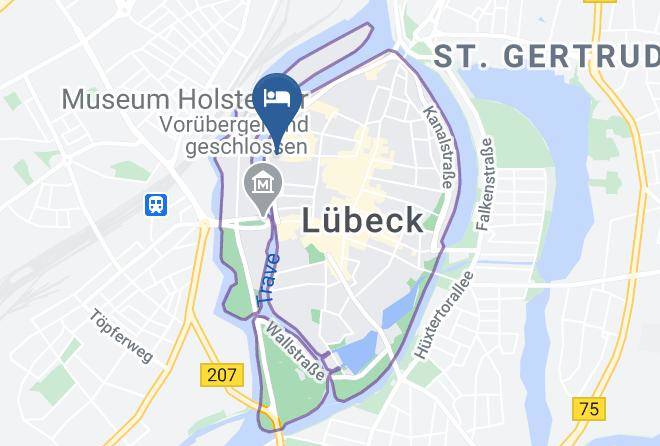 Lubeck - Hotel Alter Speicher Maps