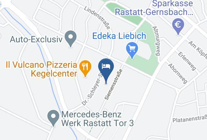 Rastatt - Hotel Phonix Garni Rastatt Maps