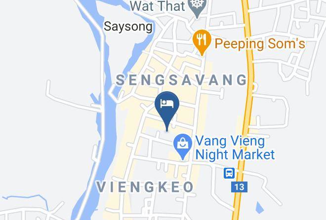 Vangvieng - Phou Ang Kham 2 Hotel Maps