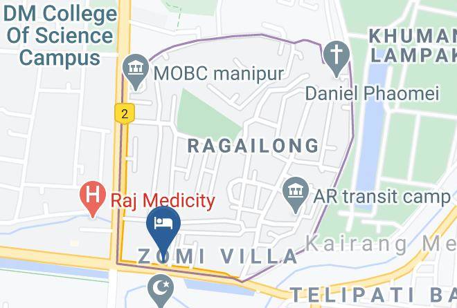 Imphal - Phou Oi Bee Hotel Maps