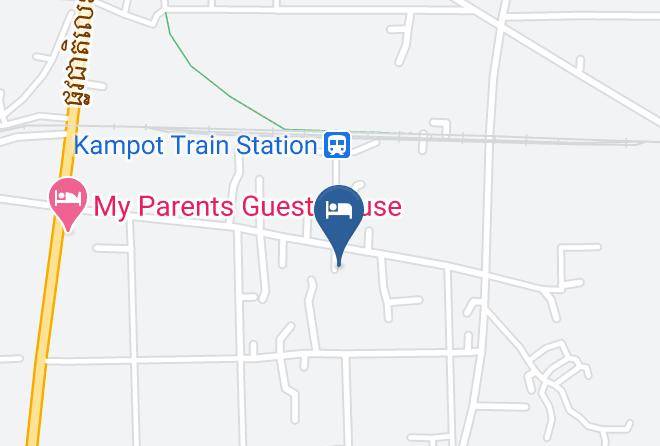 Kampot Town - Phoumrumduol Bungalows Maps