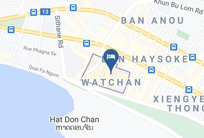 Vientiane - Phoungchampa Hotel Maps