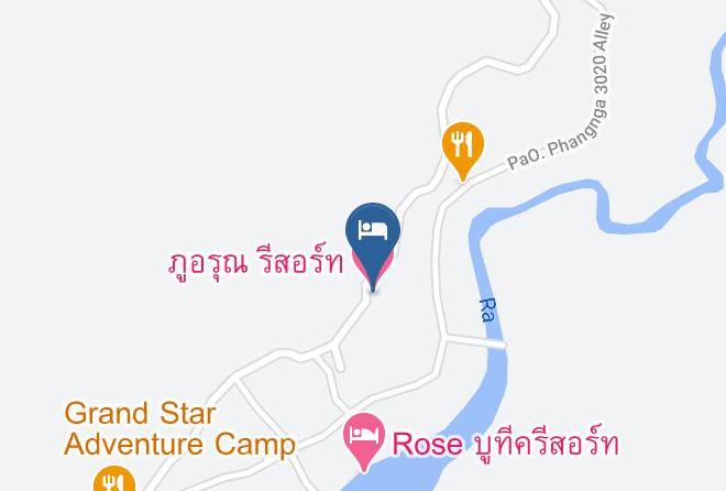 Amphoe Mueang Phang Nga - Phu Arun Resort Maps