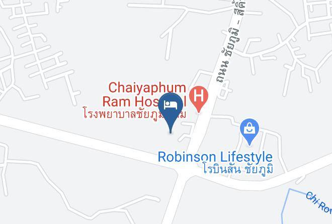 Amphoe Mueang Chaiyaphum - Phuangkasem Country Resort Maps