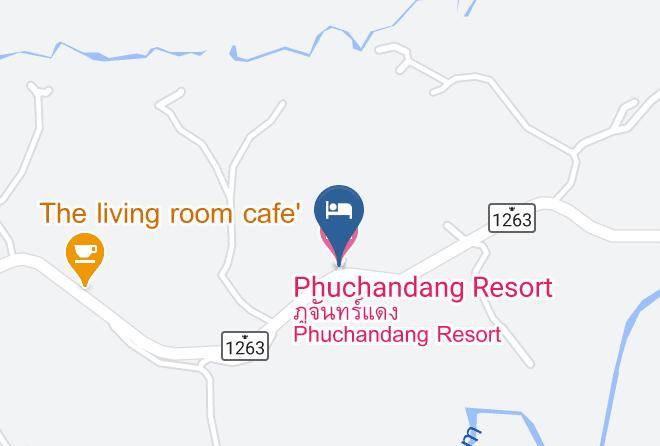 Amphoe Khun Yuam - Phuchandang Resort Maps