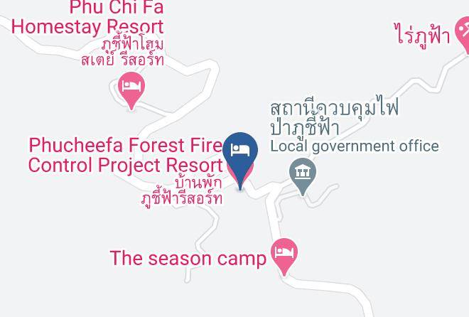 Amphoe Wiang Kaen - Phucheefa Forest Fire Control Project Resort Maps