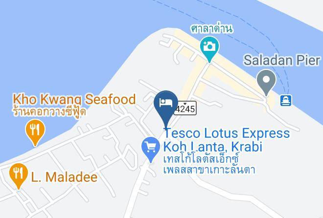 Amphoe Ko Lanta - Phuhaya Bamboo Bungalows Maps