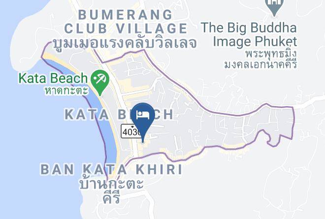 Amphoe Mueang Phuket - Phuket Kata Resort Maps