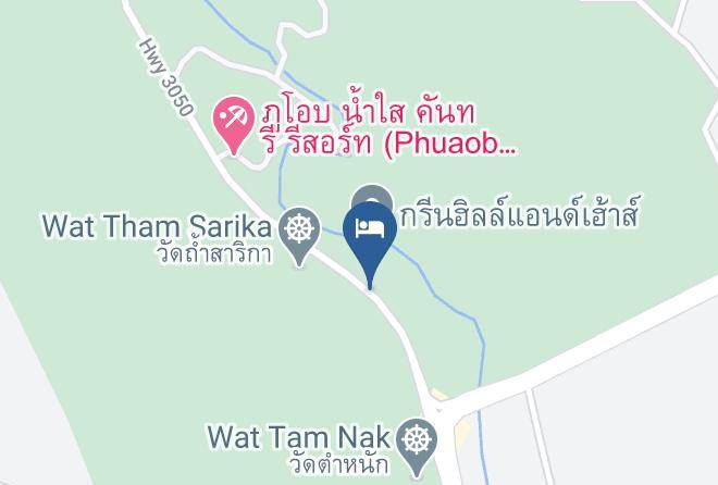 Amphoe Mueang Nakhon Nayok - Phumin Resort Maps