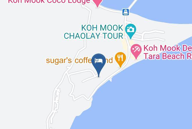 Amphoe Kantang - Phumiphat Resort Koh Mook Maps