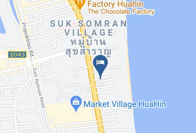 Amphoe Hua Hin - Phunyanuch Hotel Maps