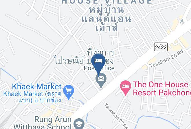 Amphoe Pak Chong - Phuphaya Hotel Maps