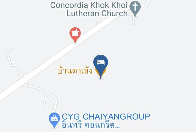 Amphoe Takua Thung - Phurafa Resort Maps
