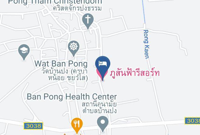 Amphoe Mae Taeng - Phusanfah Resort Maps
