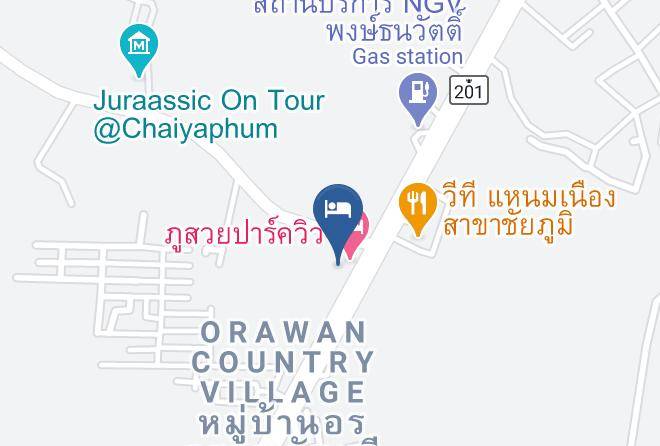 Amphoe Mueang Chaiyaphum - Phusuay Park View Hotel Maps