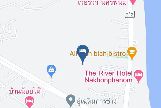 Amphoe Mueang Nakhon Phanom - Phutarin Resotel Resort Maps