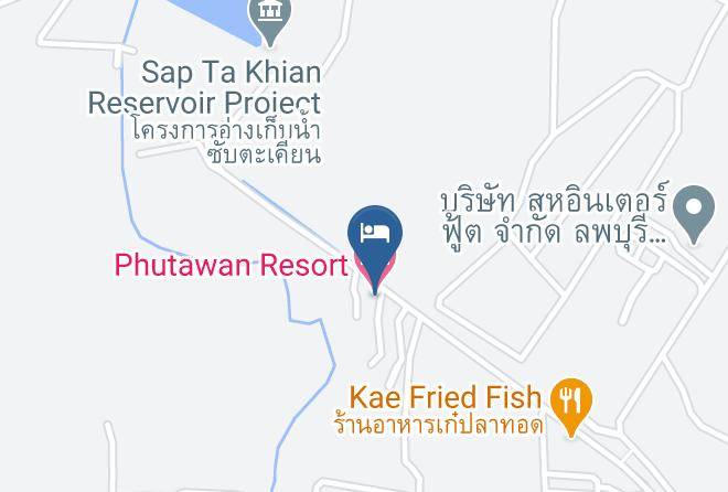 Amphoe Chai Badan - Phutawan Resort Maps
