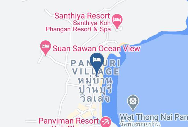 Amphoe Ko Pha Ngan - Phuwadee Resort & Spa Maps