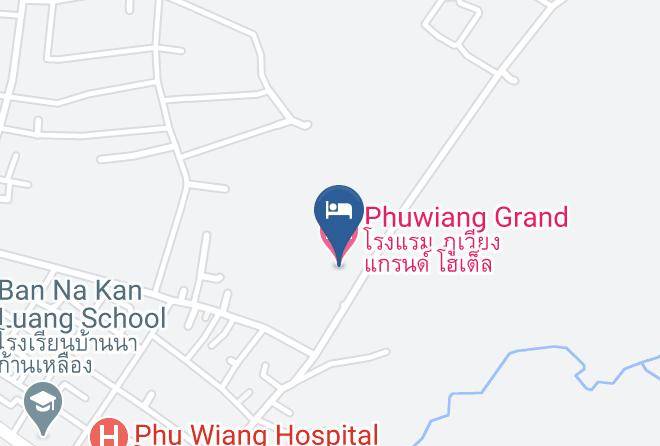 Amphoe Phu Wiang - Phuwiang Grand Hotel Maps