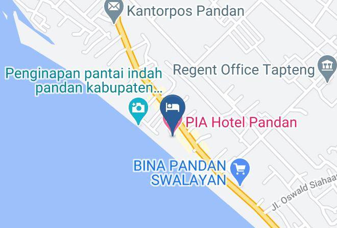 Central Tapanuli Regency - Pia Hotel Pandan Maps