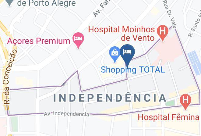 Porto Alegre - Piano B&b + Coworking Maps