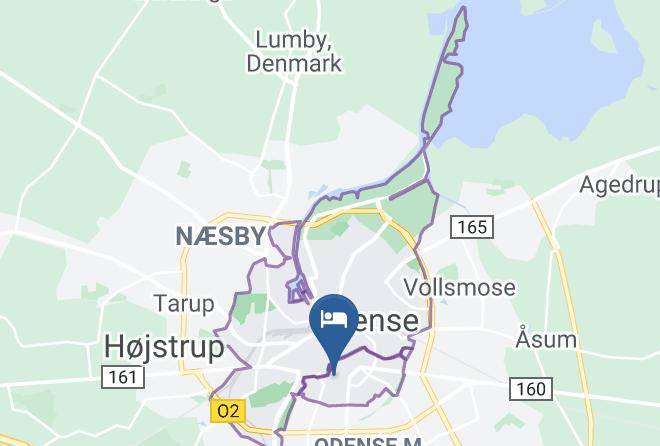 Odense - Pias Bed & Breakfast Maps