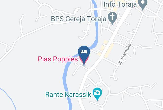 Tana Toraja Regency - Pias Poppies Hotel Maps