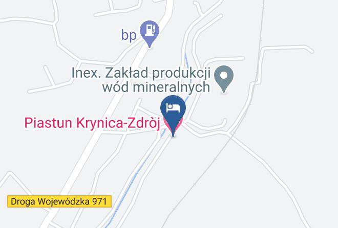 Nowosadecki - Piastun Krynica Zdroj Maps