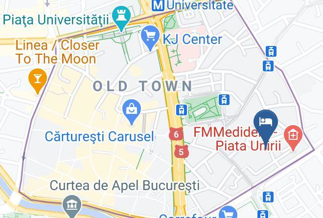 Bucharest - Piata Unirii Cozy Inn Maps