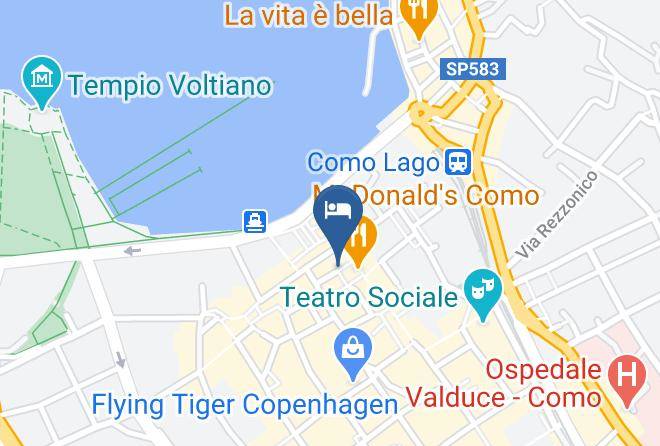Como - Piazza Cavour Lake View By Myhomeincomo Maps