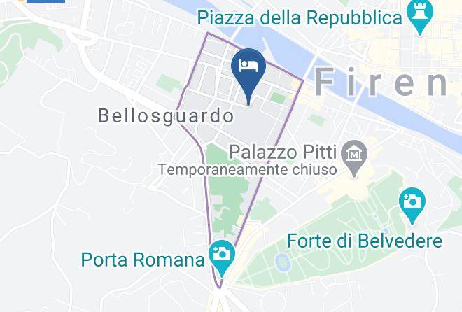 Florence - Piazza Del Carmine Maps