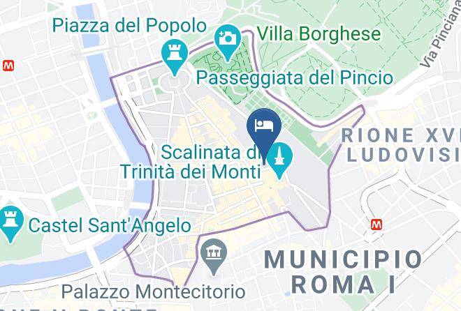 Rome - Piazza Di Spagna 9 Boutique Hotel Maps