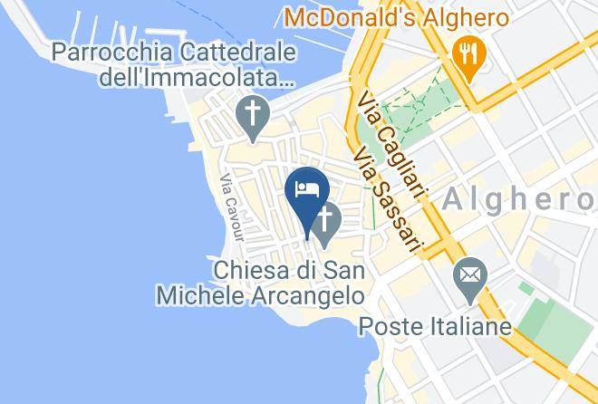 Sassari - Piazza Ginnasio Affittacamere Maps