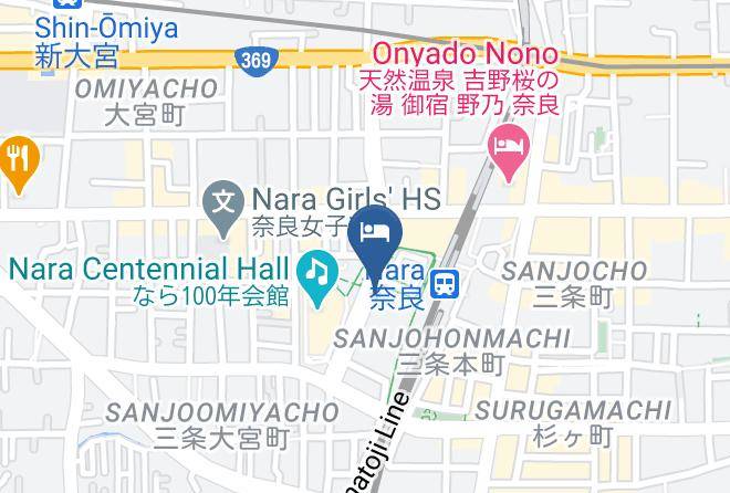 Nara City - Piazza Hotel Nara Maps