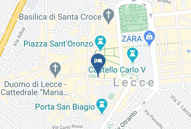 Lecce - Piazza S'oronzo B&b A Lecce Maps