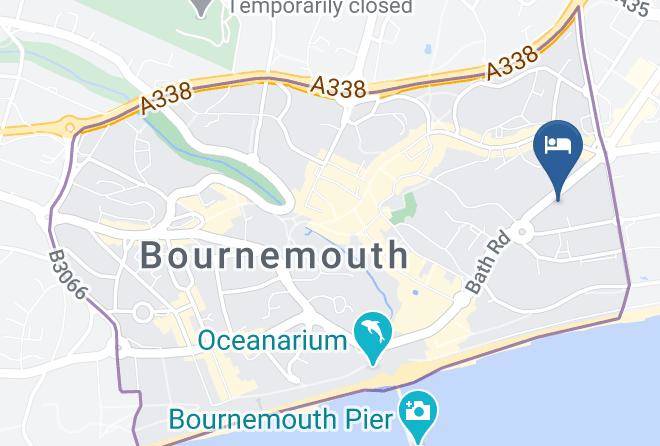 Bournemouth - Piccadilly Hotel The Bournemouth Carvery Maps