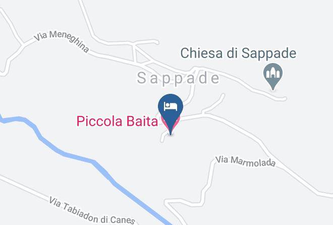 Belluno - Piccola Baita Maps