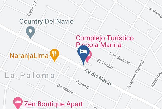La Paloma - Piccola Marina Hotel Maps
