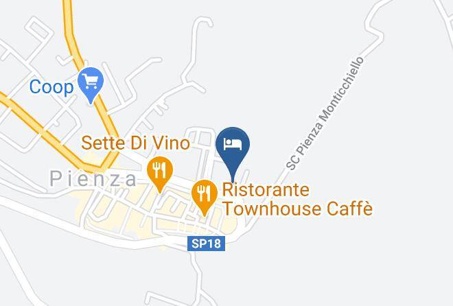 Siena - Piccolo Hotel La Valle Maps