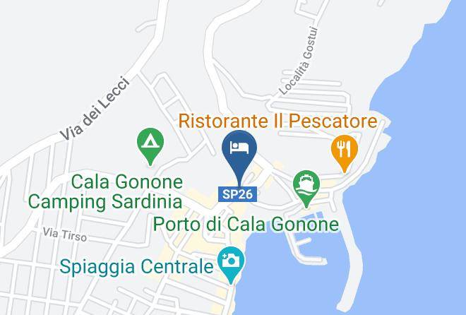 Nuoro - Piccolo Hotel Maps
