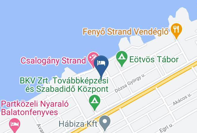 Balatonfenyves - Piccolo Panzio Maps