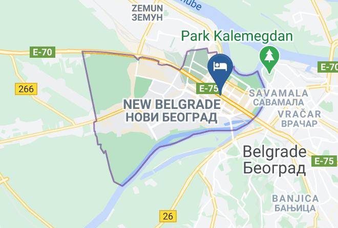 Belgrade City - Picerija Atos Maps