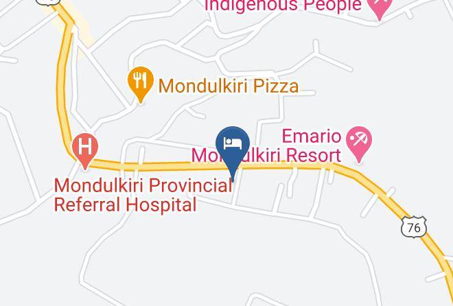 Saen Monourom Town - Pich Tevy Hotel Maps