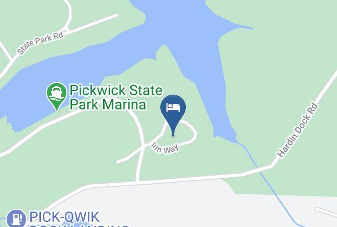 Hardin - Pickwick Landing State Park Cabins Maps